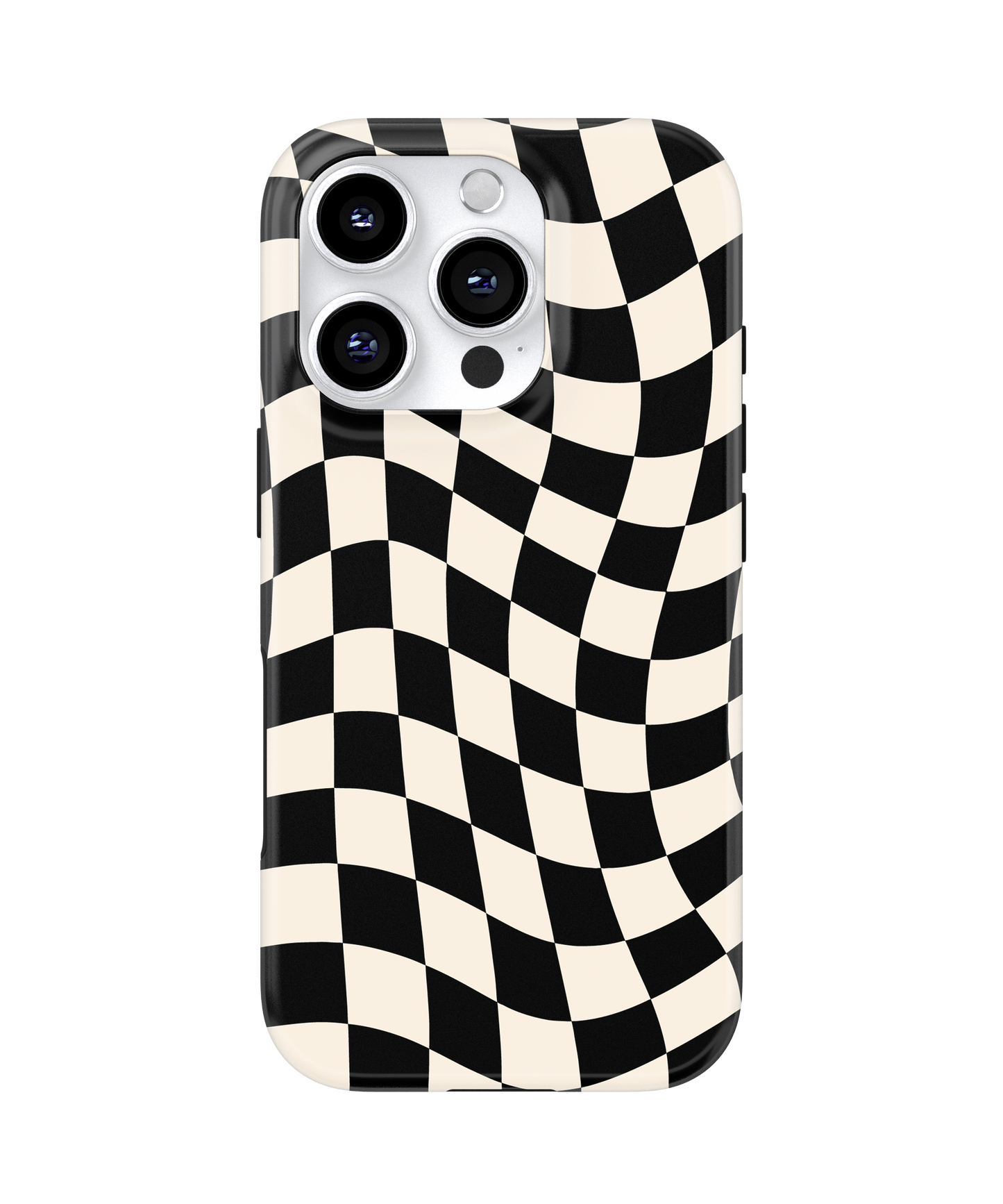 Onyx Wavy Checkers II MagSafe Phone Case