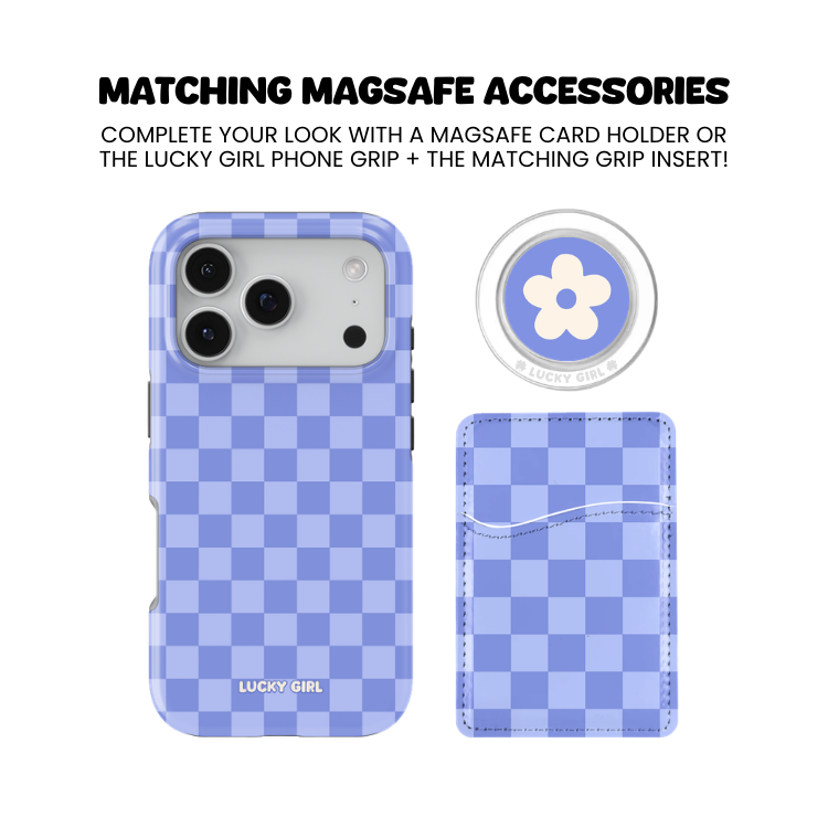 Bluebell Checkers Phone Case