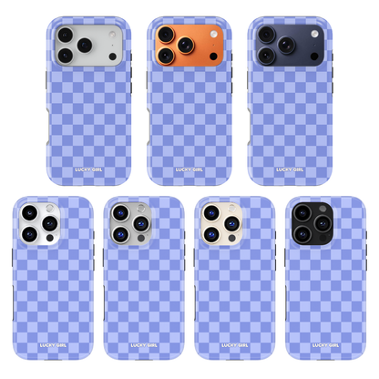 Bluebell Checkers Phone Case