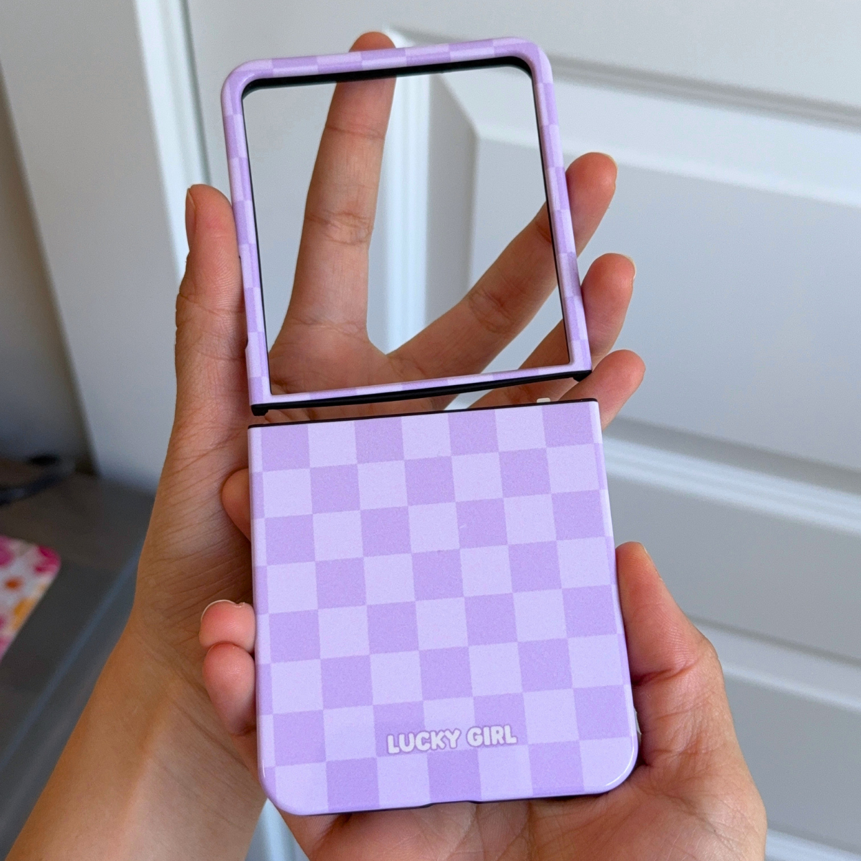 Lilac Checkers - Z Flip 7