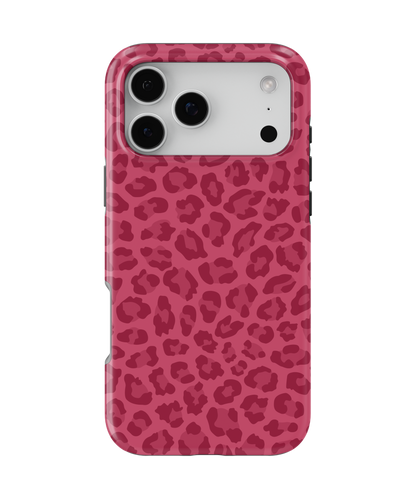 Black Cherry Leopard MagSafe Phone Case