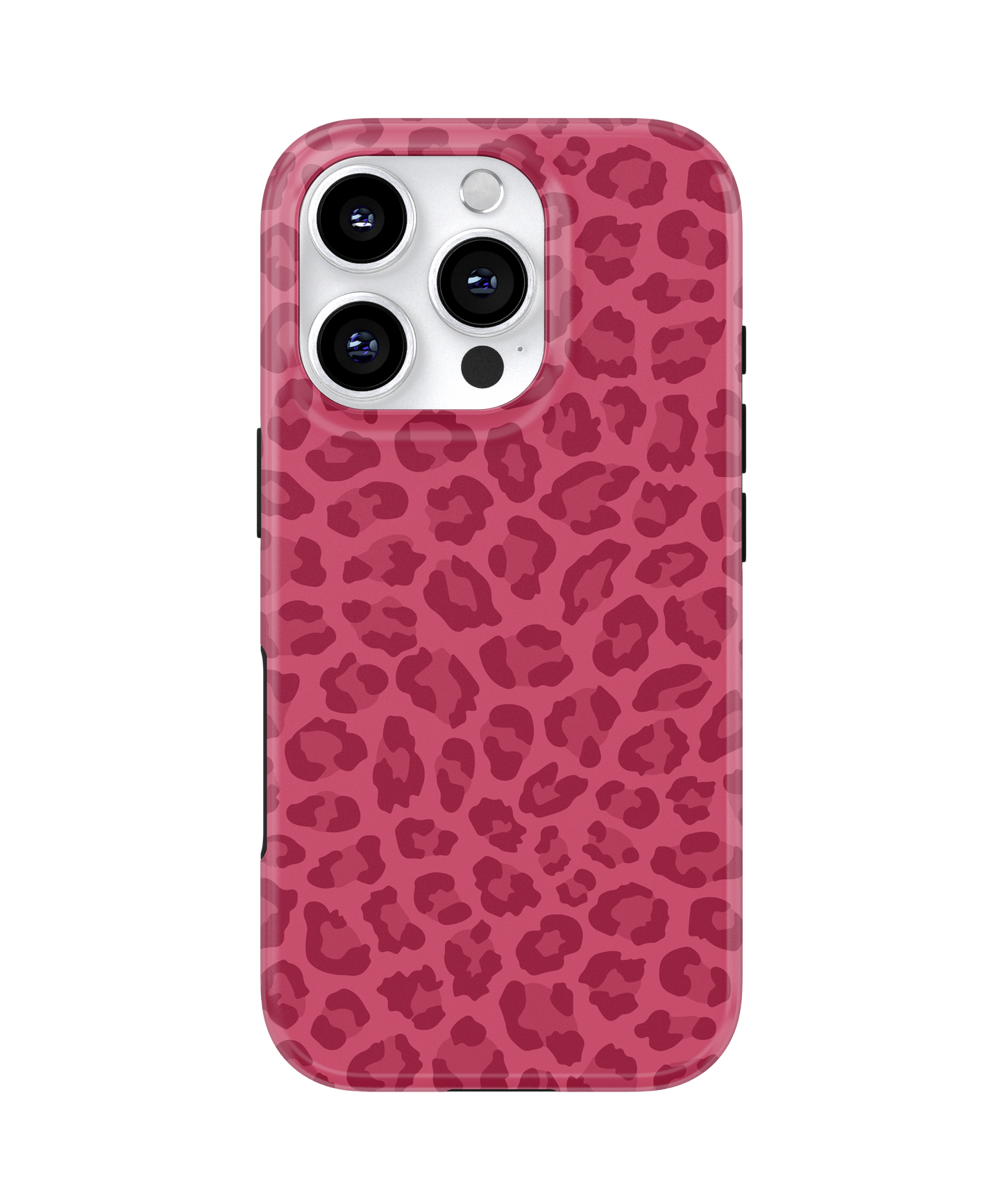 Black Cherry Leopard MagSafe Phone Case