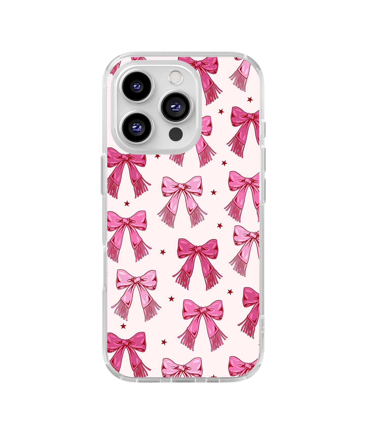 Blush Fringe Clear Case Insert