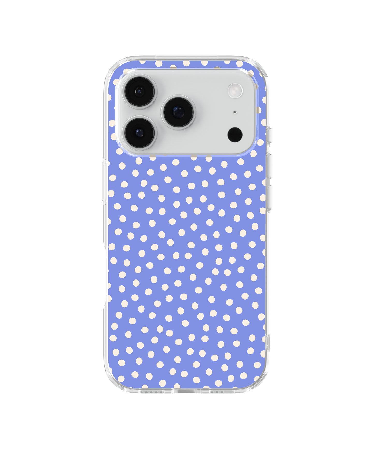 Bluebell Dots Clear Case Insert