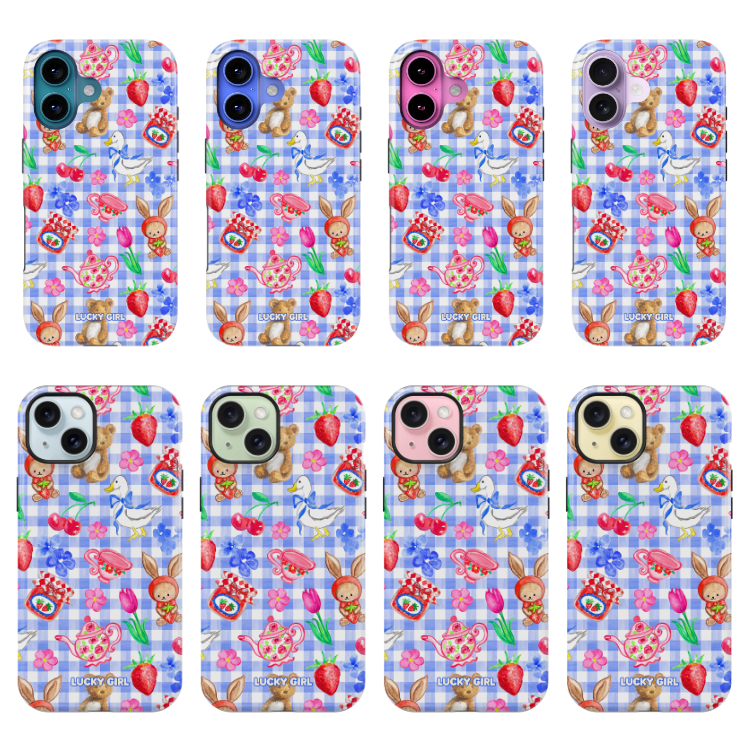 Gingham Goose Phone Case