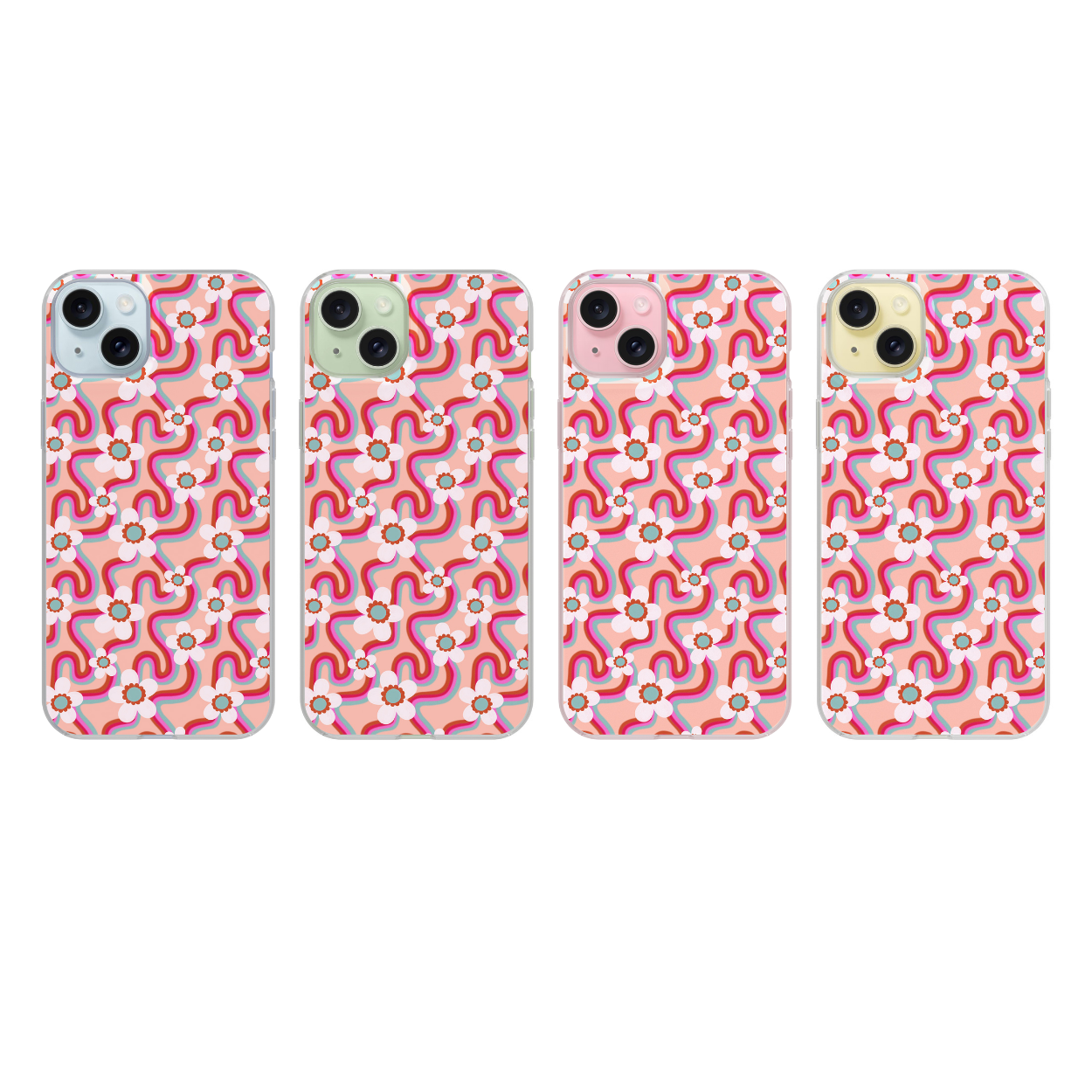 Flower Power Clear Case Insert