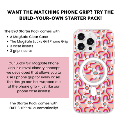 Flower Power Clear Case Insert