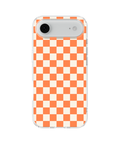 Tangerine Checkers II Clear Case Insert