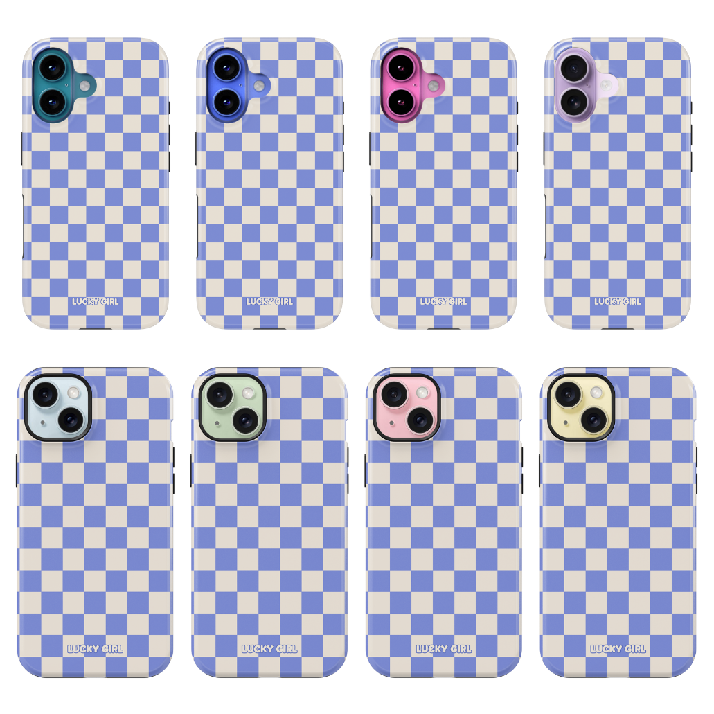 Bluebell Checkers II Phone Case