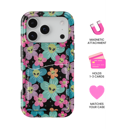 Astroflora MagSafe Card Holder
