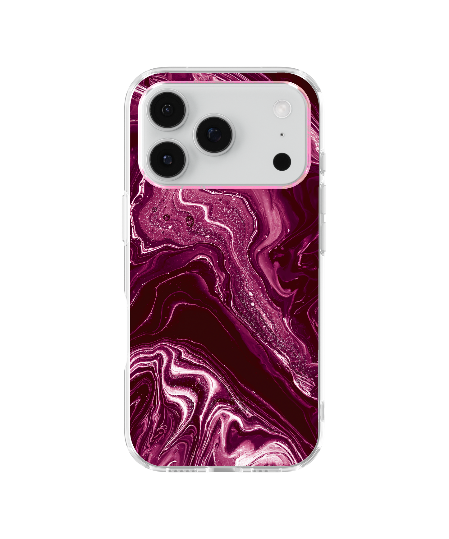 Velvet Marble Obsession Clear Case Insert