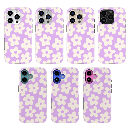 Lilac Big Blooms MagSafe Phone Case