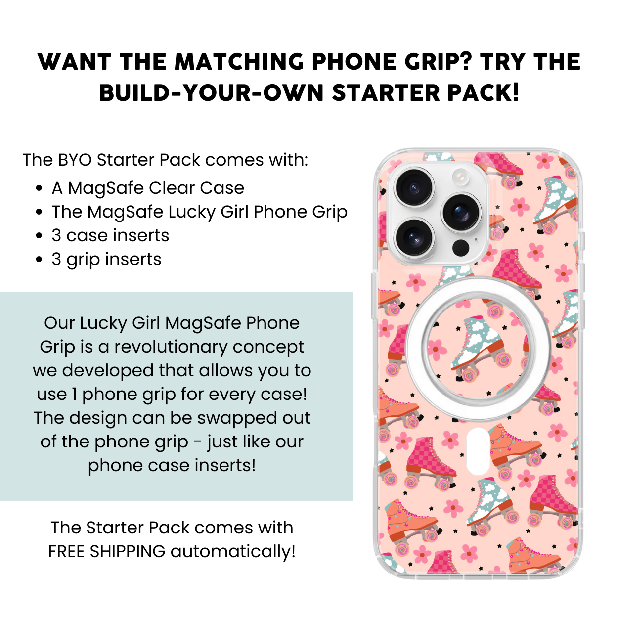 Sweet Skates Clear Case Insert