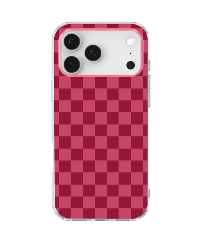 Black Cherry Checkers Clear Case Insert