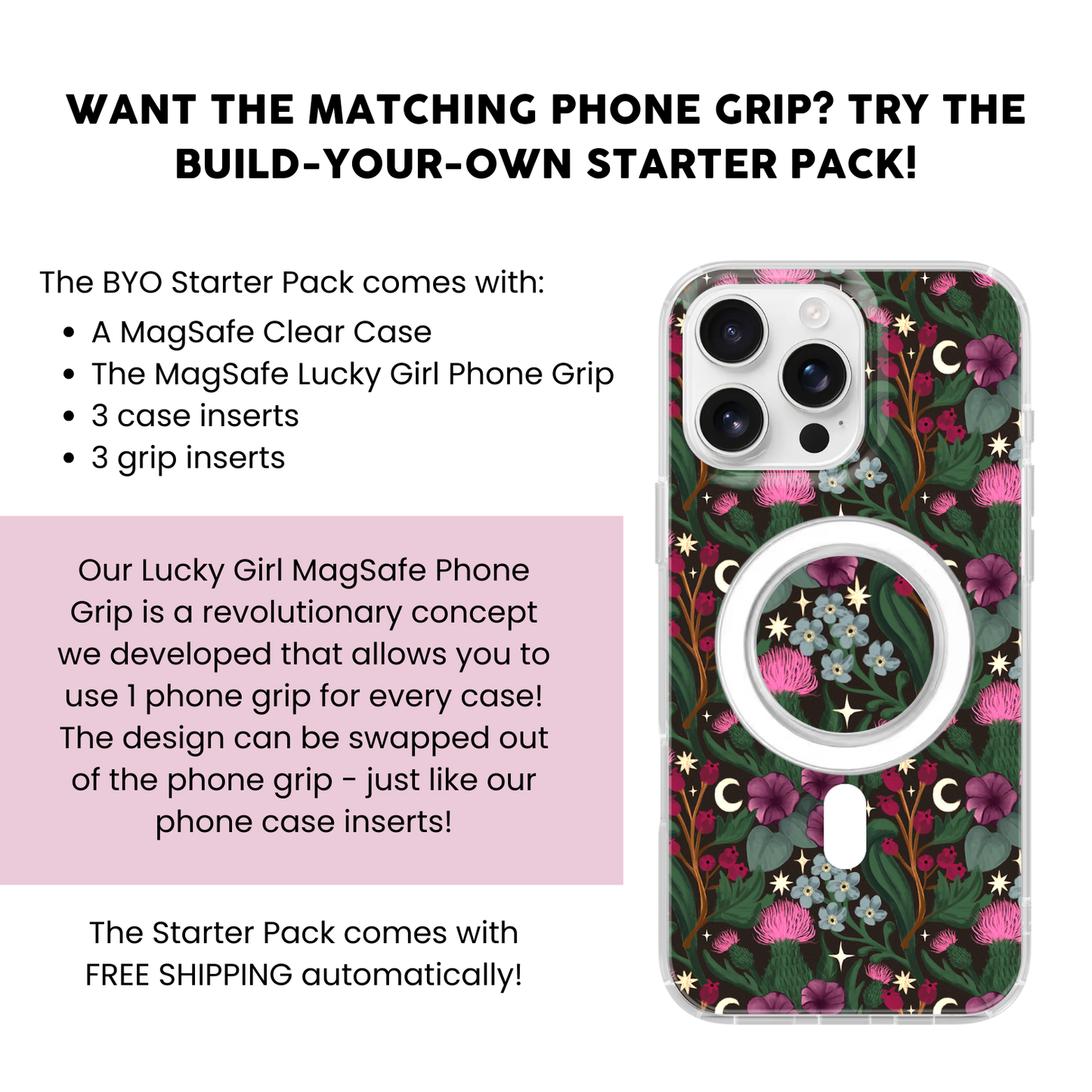 Nightbloom Clear Case Insert