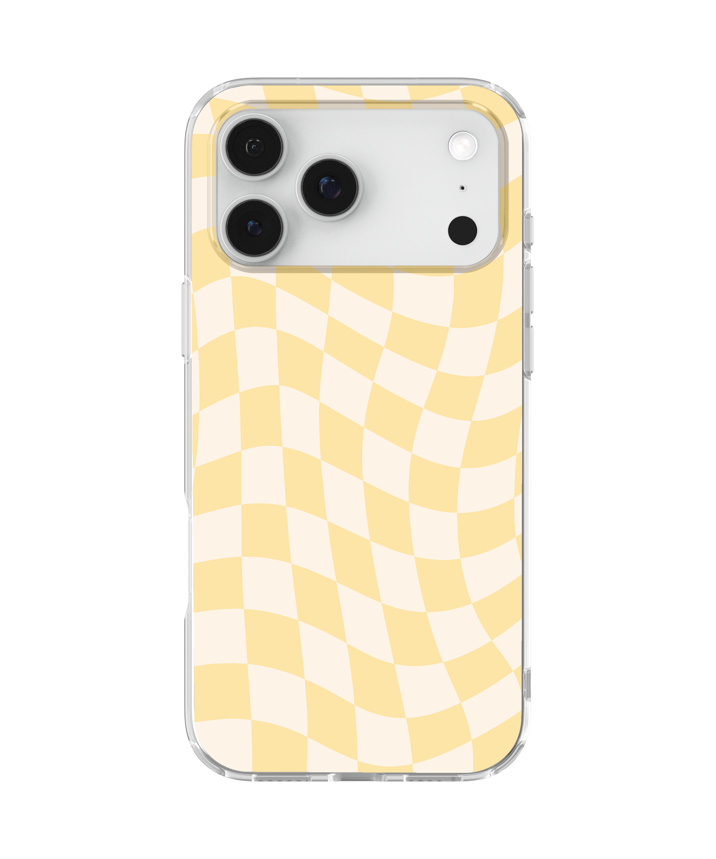Banana Whispers Wavy Checkers II Clear Case Insert