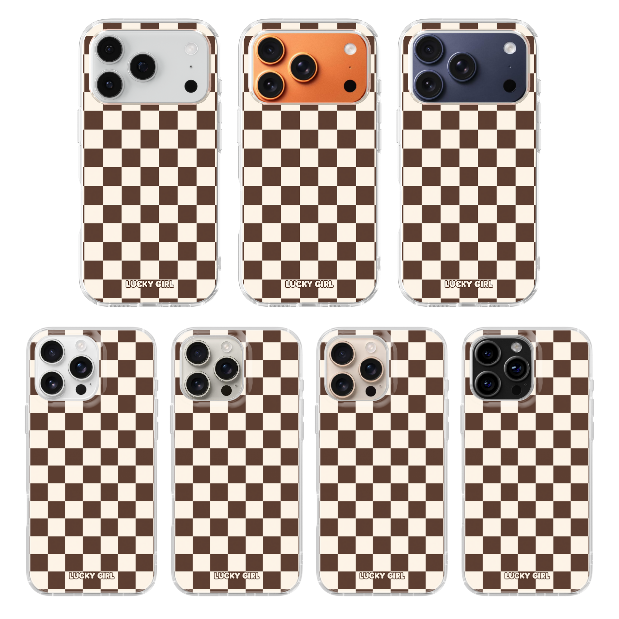 Espresso Checkers II Clear Case Insert