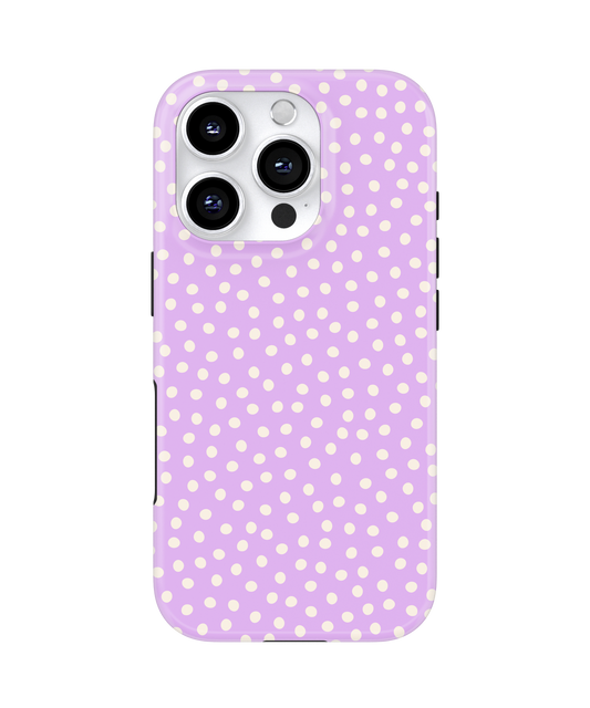 Lilac Dots MagSafe Phone Case