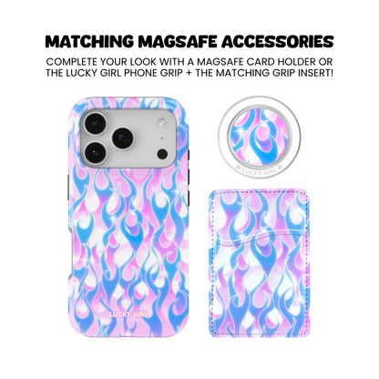 Ultraviolet Flames Phone Case