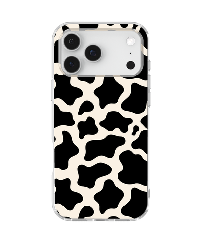 Onyx Cow Print Clear Case Insert