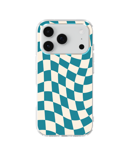 Mermaid Jewel Wavy Checkers II Clear Case Insert