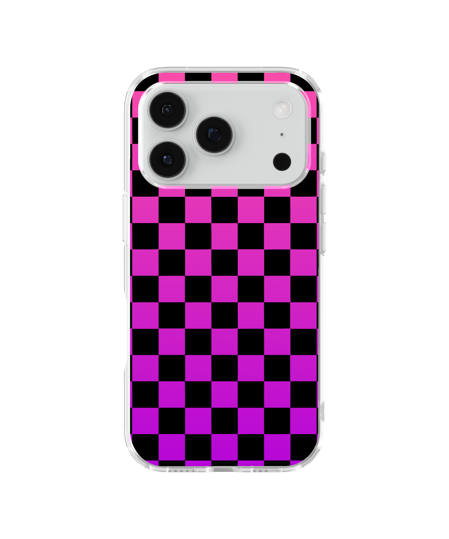 Dragonfruit Daze Checkers Holographic Clear Case Insert