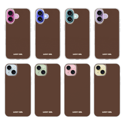 Espresso Solids Clear Case Insert