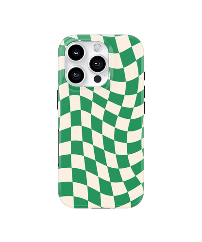 Emerald City Wavy Checkers II MagSafe Phone Case