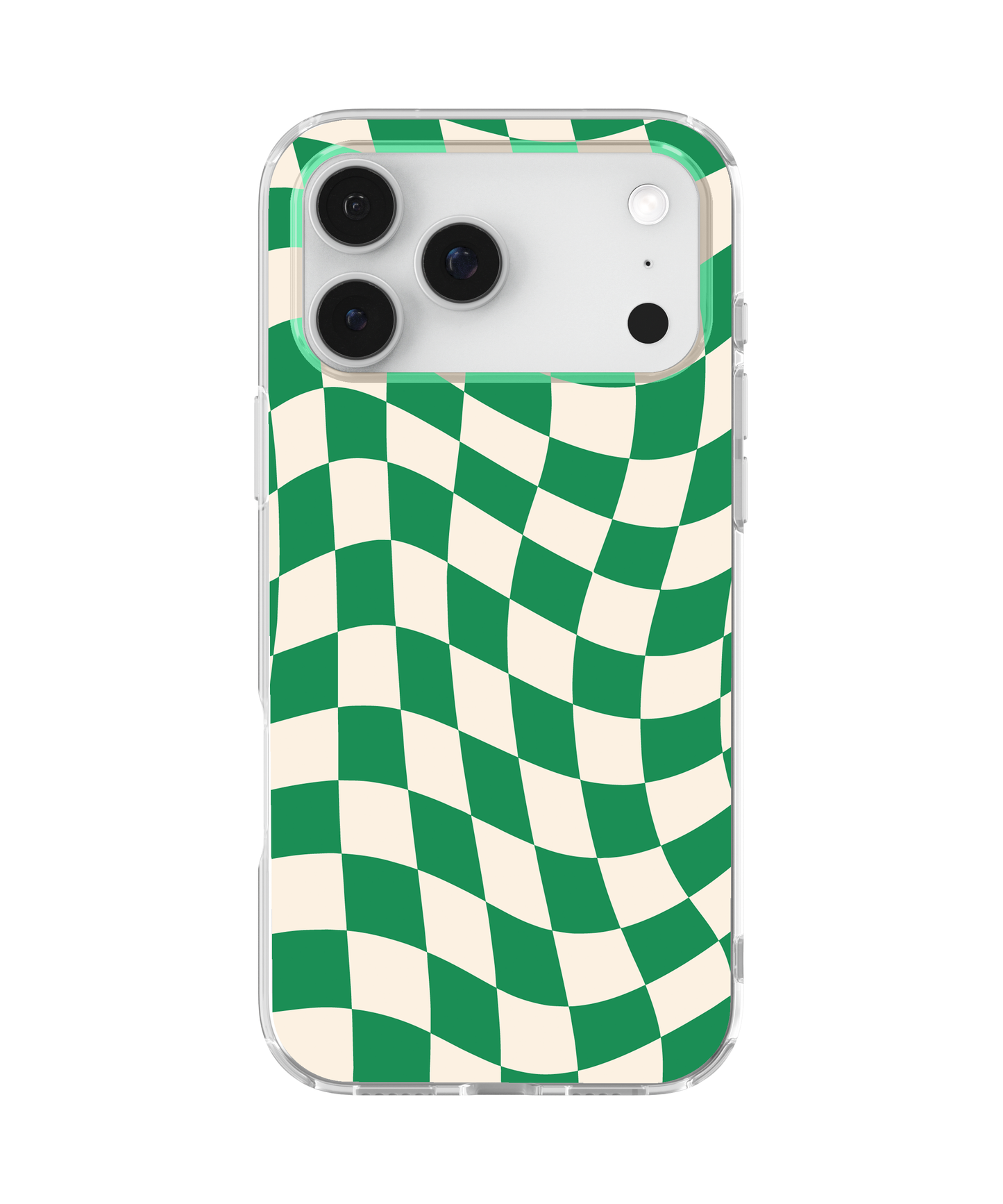 Emerald City Wavy Checkers II Clear Case Insert
