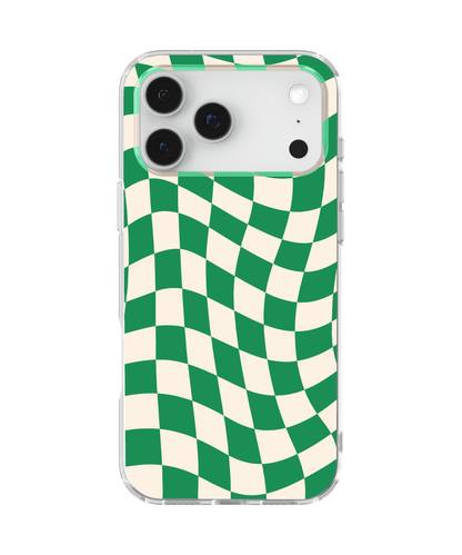 Emerald City Wavy Checkers II Clear Case Insert