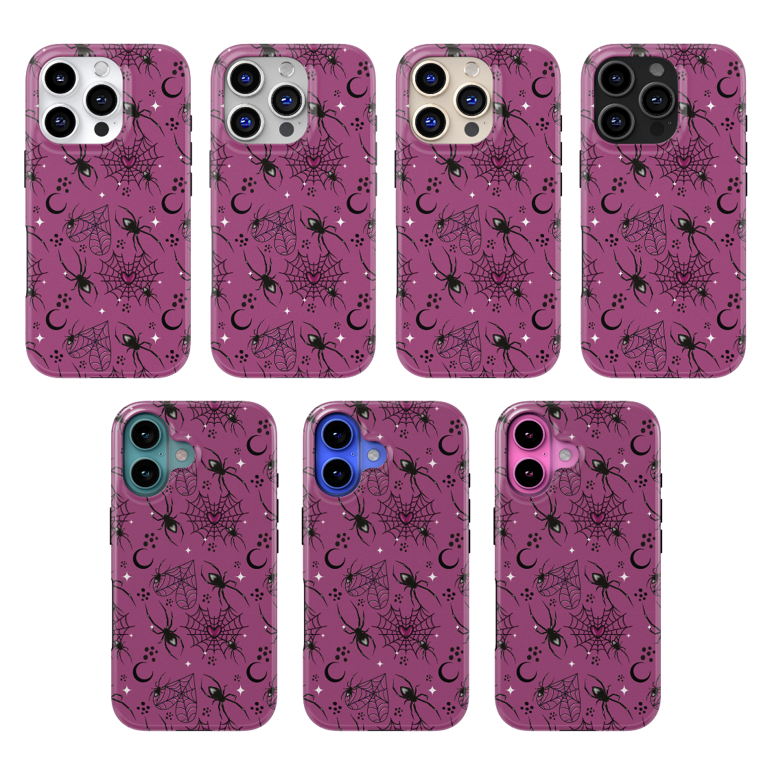 Violet Veil Midnight Tangle MagSafe Phone Case