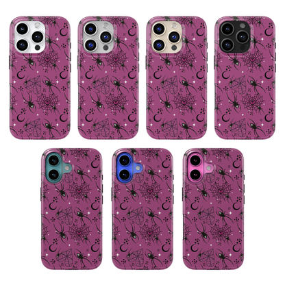Violet Veil Midnight Tangle MagSafe Phone Case