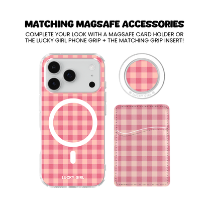 Sugar Gingham Clear Case Insert