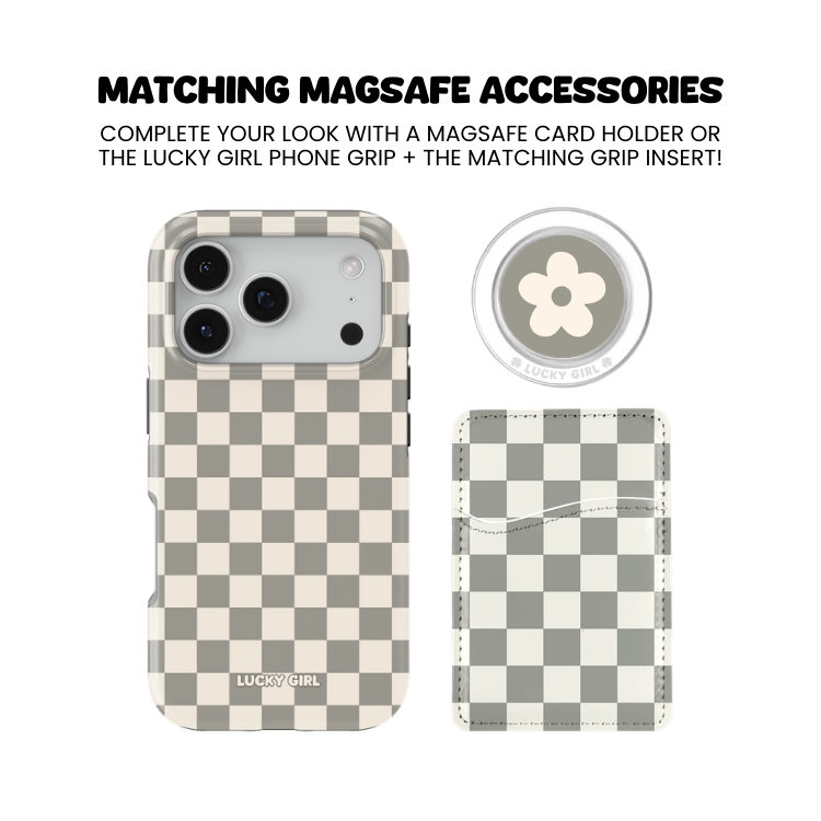 River Rock Checkers II Phone Case