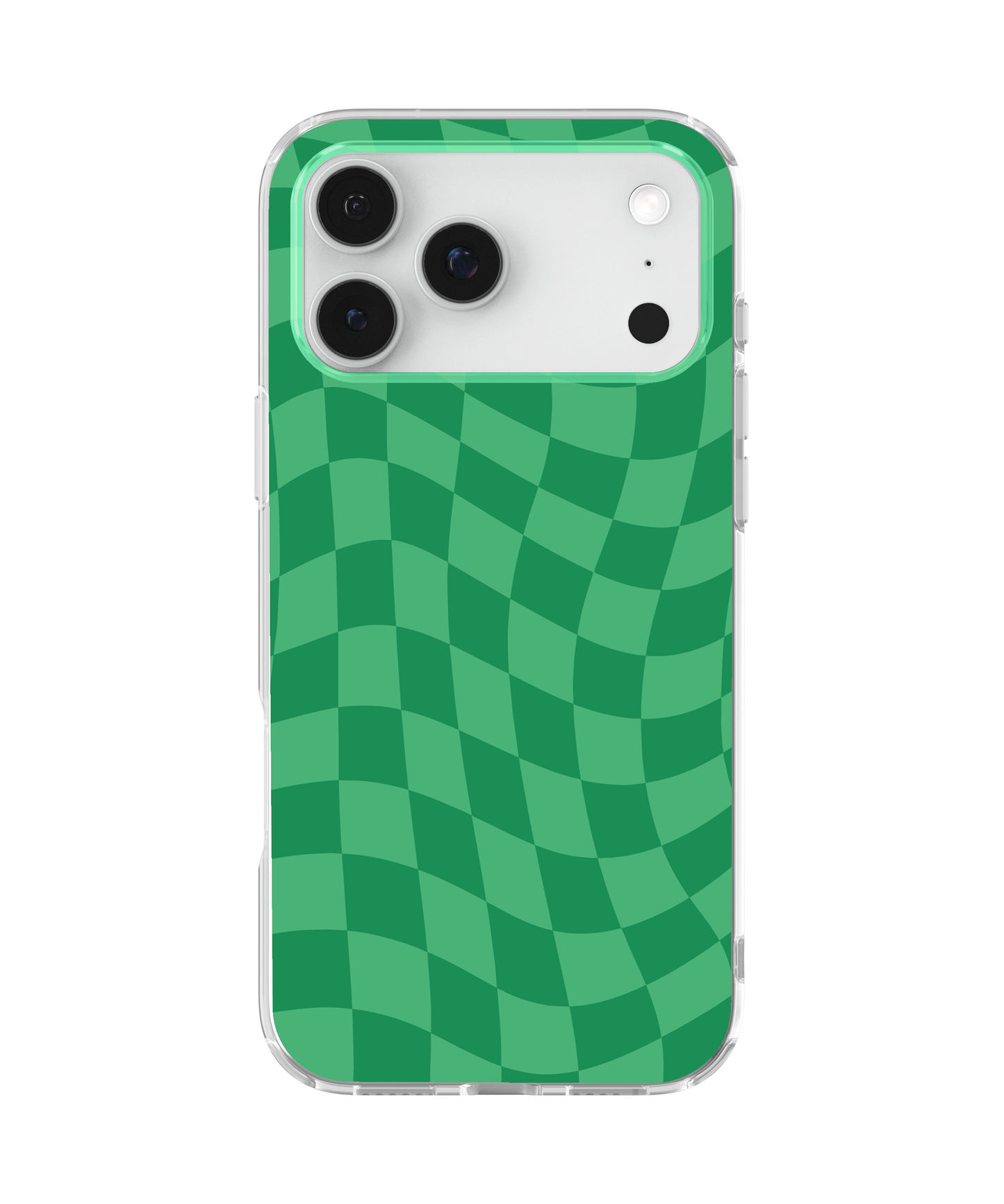 Emerald City Wavy Checkers Clear Case Insert