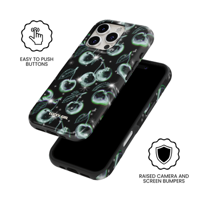 Chrome Cherries Phone Case