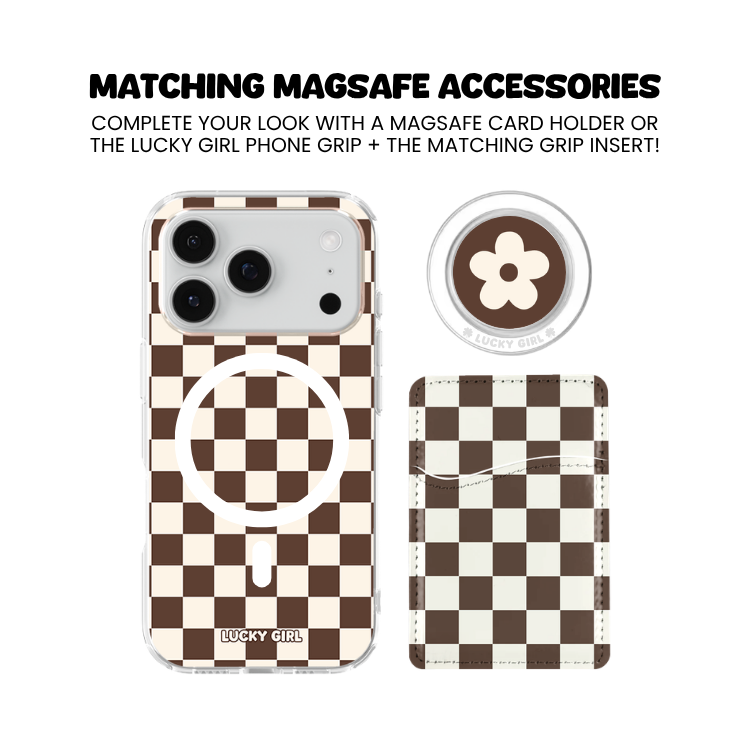 Espresso Checkers II Clear Case Insert