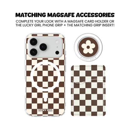 Espresso Checkers II Clear Case Insert