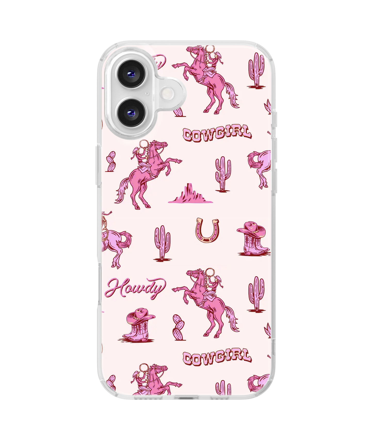 Classic Cowgirl Clear Case Insert