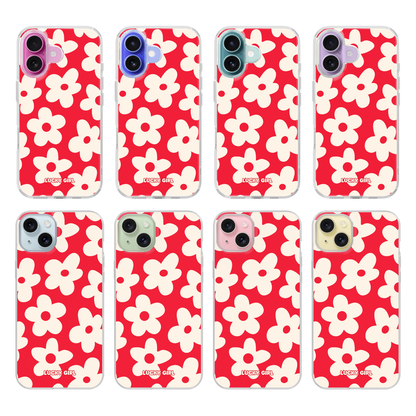 Vermillion Big Blooms Clear Case Insert