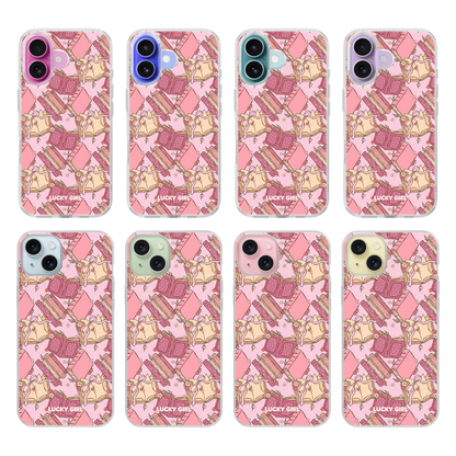 Pink Prose Clear Case Insert