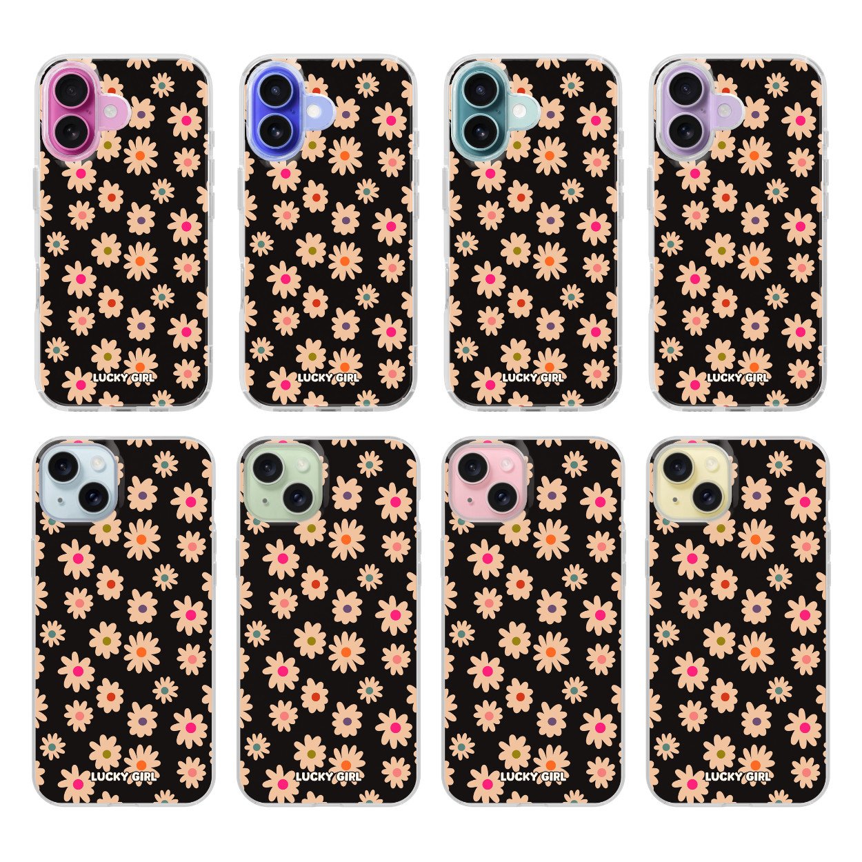 Daisies in the Dark Clear Case Insert