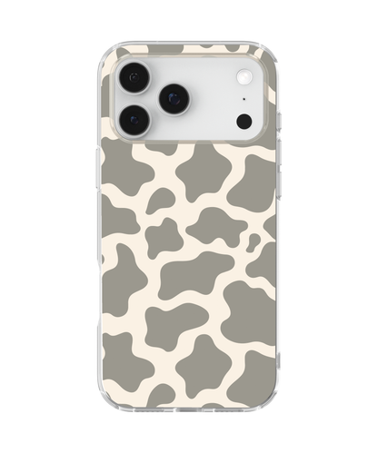 River Rock Cow Print Clear Case Insert