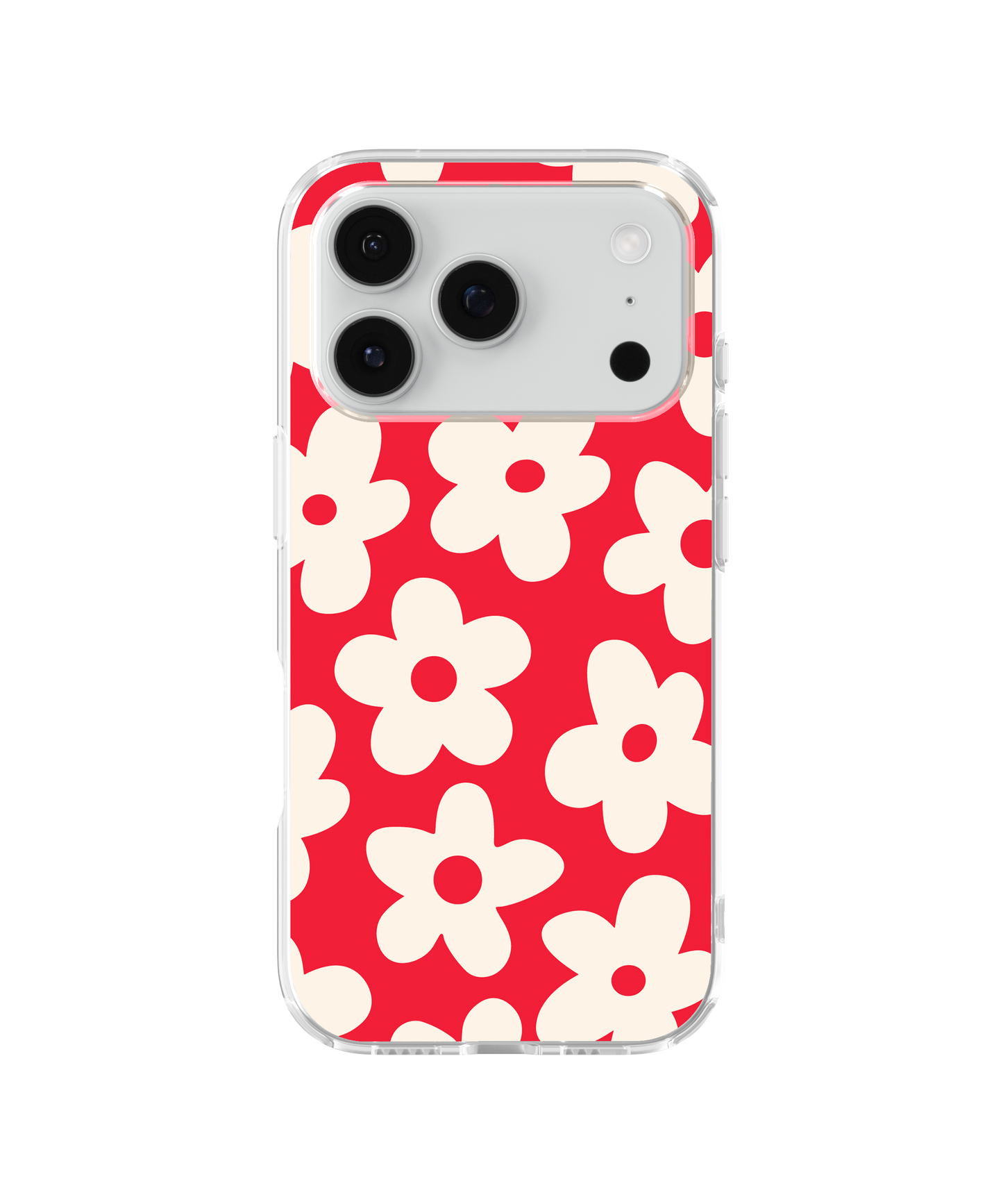 Vermillion Big Blooms Clear Case Insert