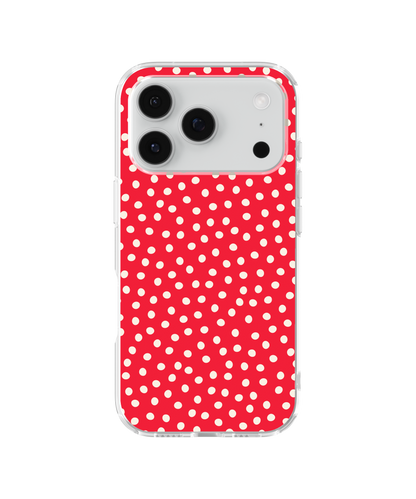 Vermillion Dots Clear Case Insert