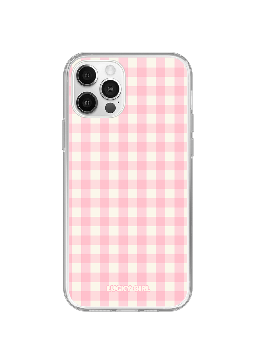 Cupcake Gingham Clear Case Insert