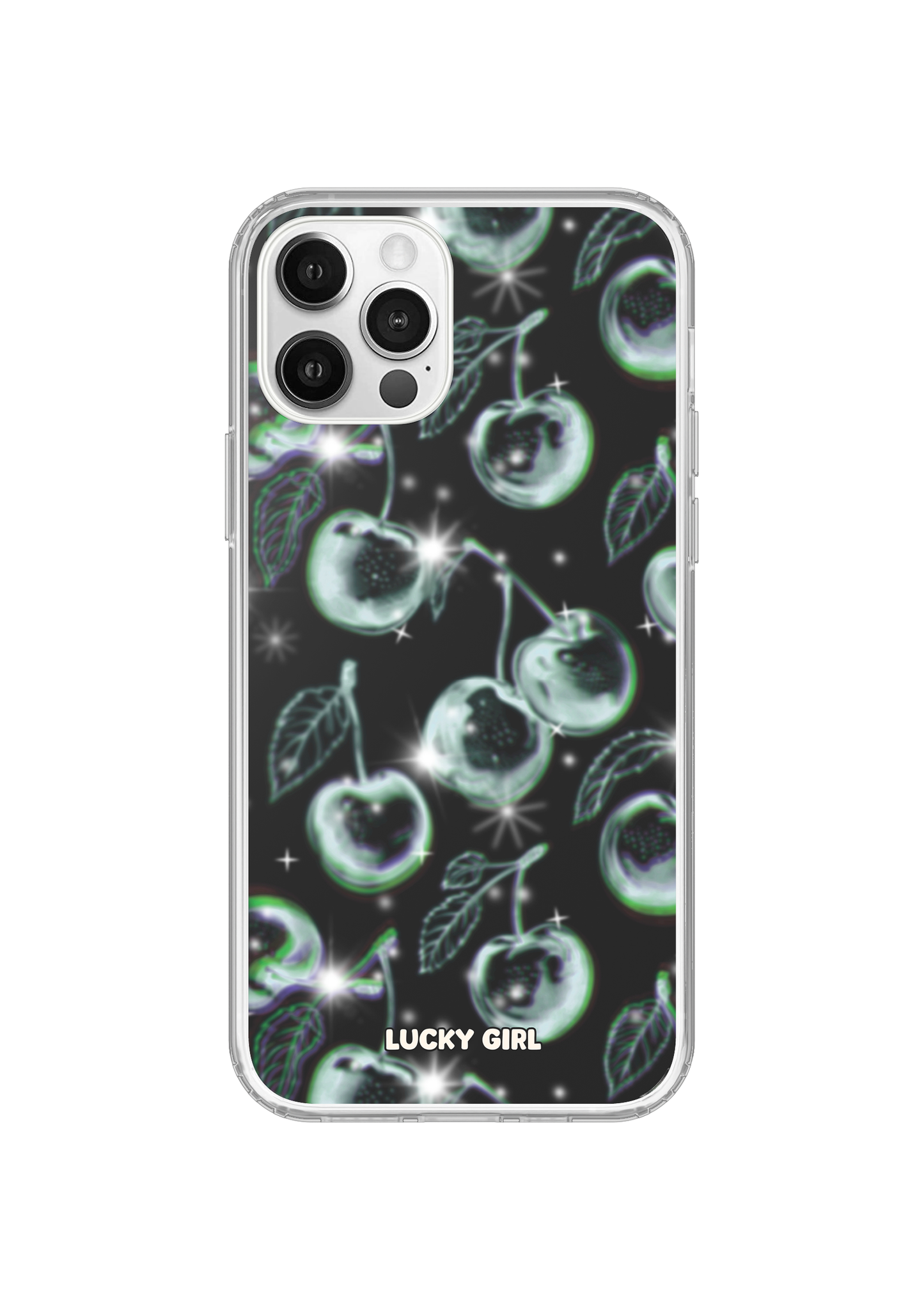 Chrome Cherries Clear Case Insert