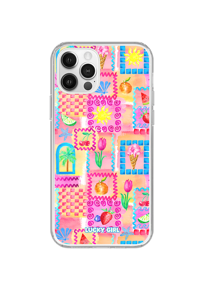 Summer Scrapbook Clear Case Insert