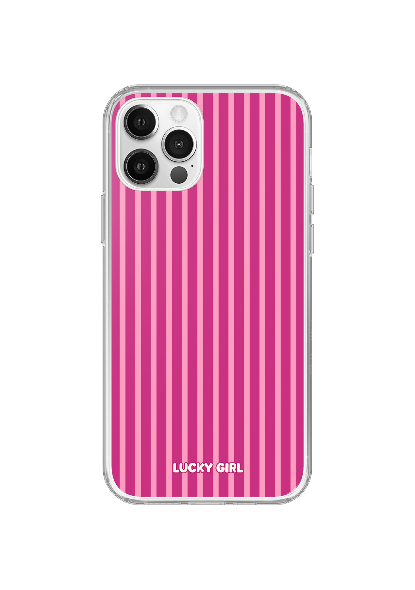 Berry Stripes Clear Case Insert