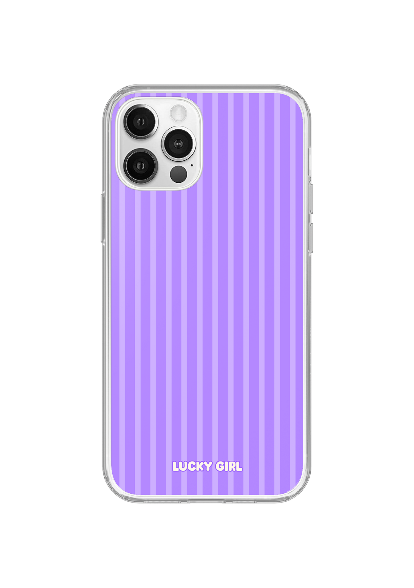 Ube Stripes Clear Case Insert